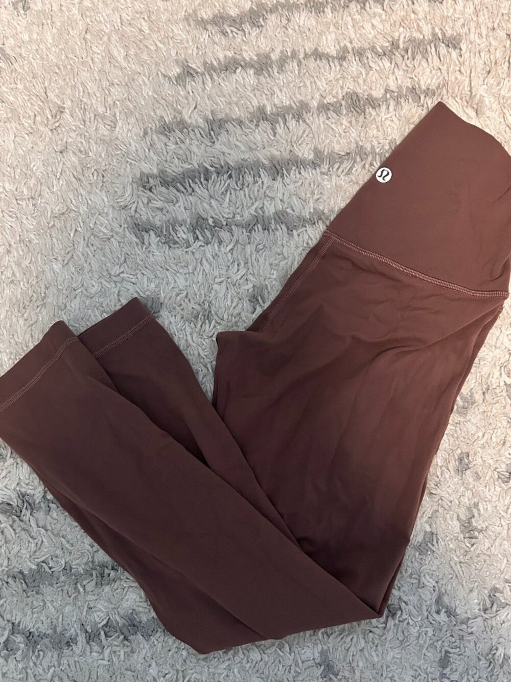 Lululemon align cropped leggings, size 4, dark oxide